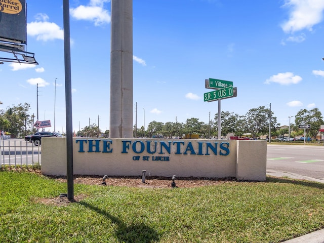 218 SE Village Dr Unit 218, Port Saint Lucie, FL 34952 - view of community / neighborhood sign