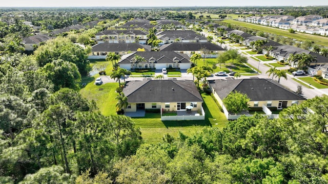 aerial view featuring a residential view