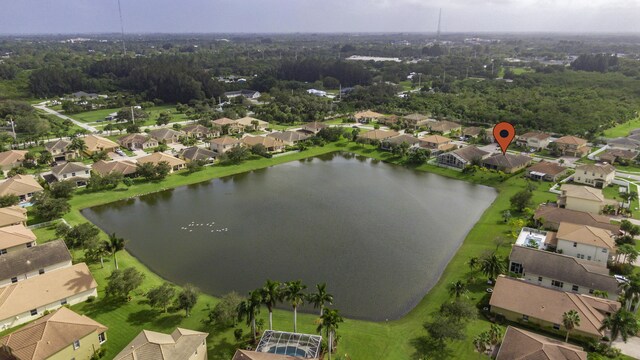 4113 Worlington Ter, Fort Pierce, FL 34947 - aerial overview of property's location featuring a large body of water and nearby suburban area