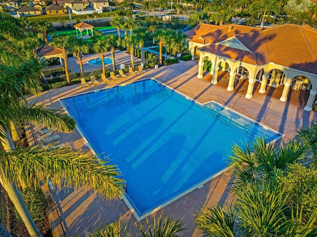 4113 Worlington Ter, Fort Pierce, FL 34947 - community pool featuring a patio area