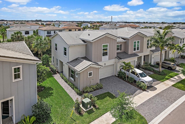 drone / aerial view featuring a residential view