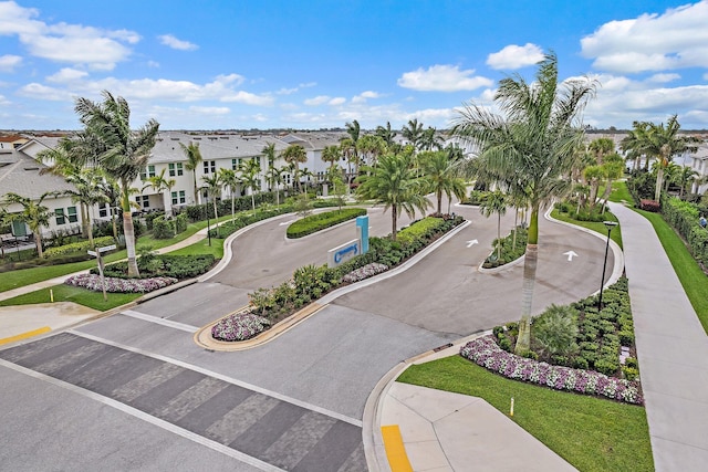 birds eye view of property featuring a residential view