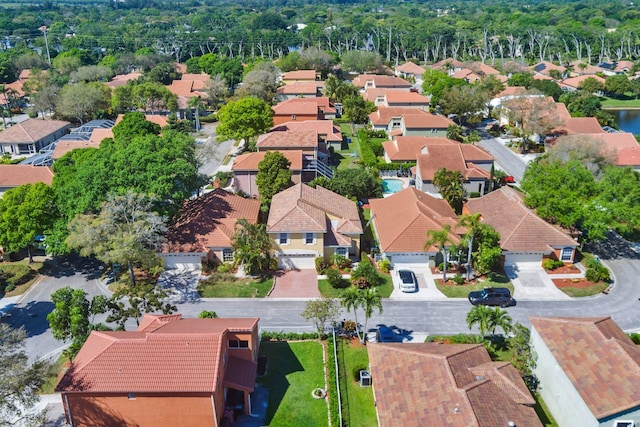 birds eye view of property featuring a residential view