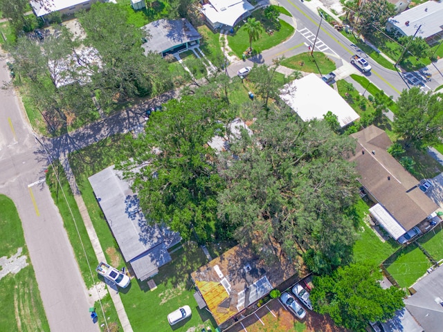 aerial view featuring a residential view