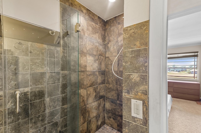 full bath featuring a stall shower