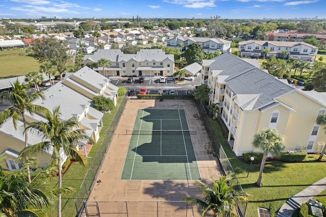 bird's eye view featuring a residential view