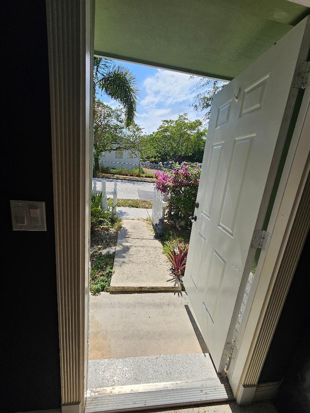 view of doorway