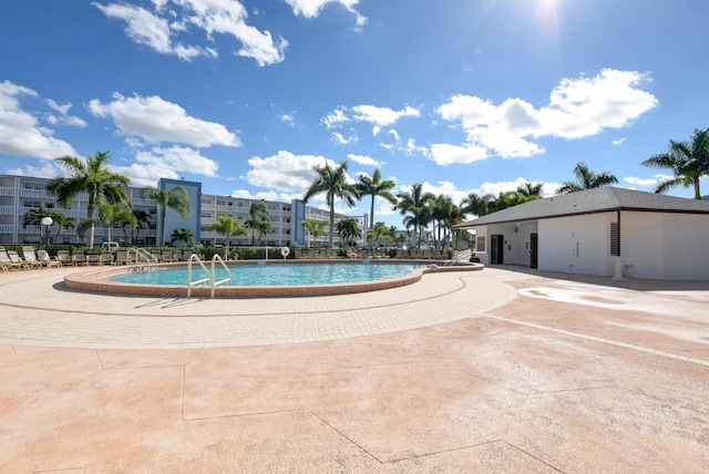 view of community pool