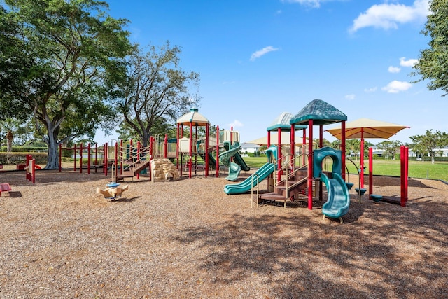 view of communal playground