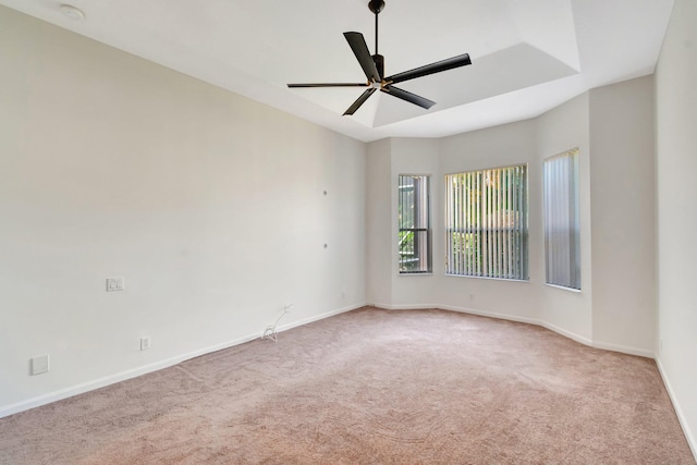 7314 Toscane Ct, Boynton Beach, FL 33437 - spare room with carpet floors, ceiling fan, and baseboards