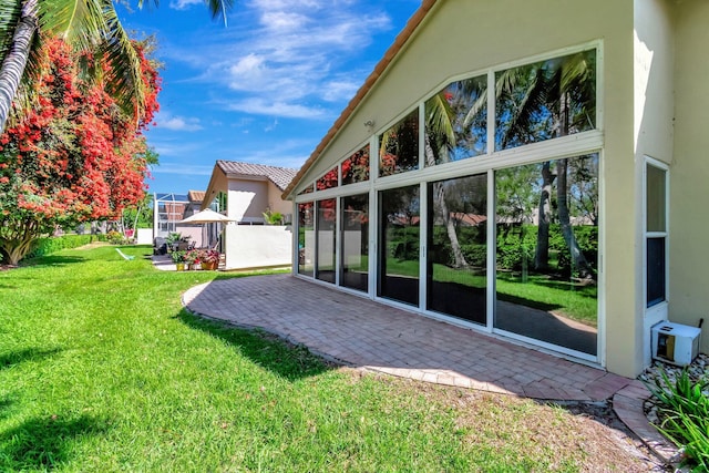 view of yard featuring a patio area