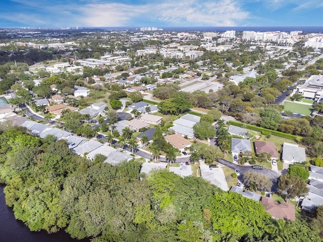 bird's eye view featuring a residential view