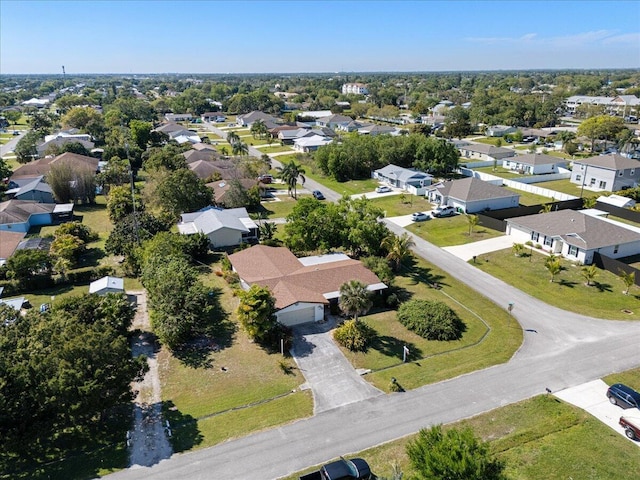 drone / aerial view featuring a residential view