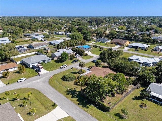 birds eye view of property featuring a residential view