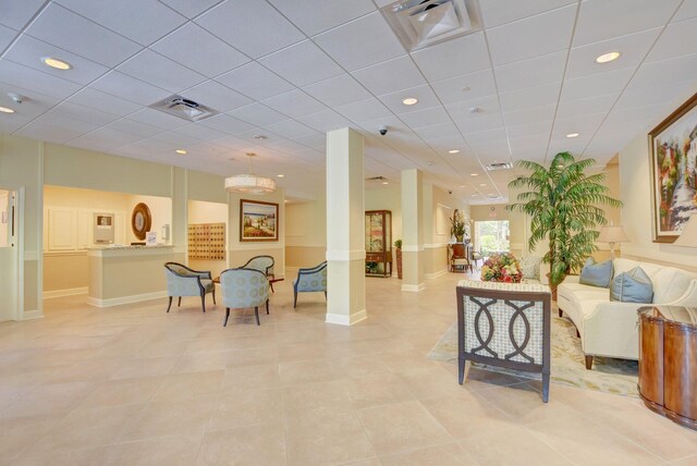 common area featuring visible vents
