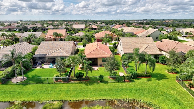 bird's eye view featuring a residential view