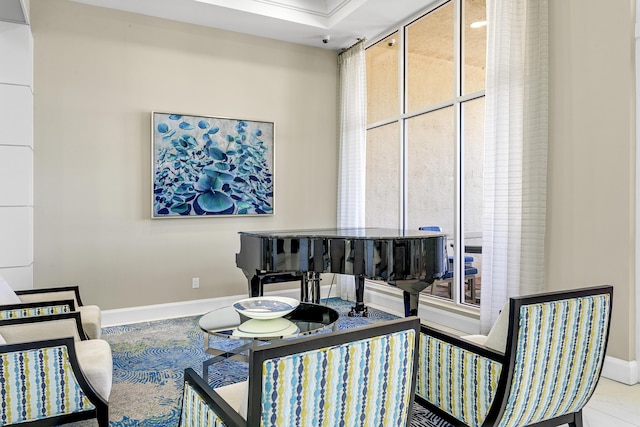 bedroom featuring baseboards