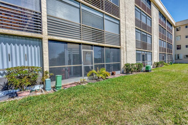 view of property featuring central air condition unit