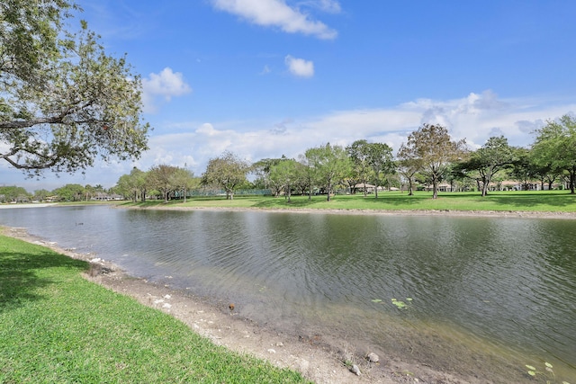 property view of water