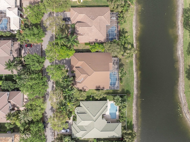 bird's eye view featuring a residential view