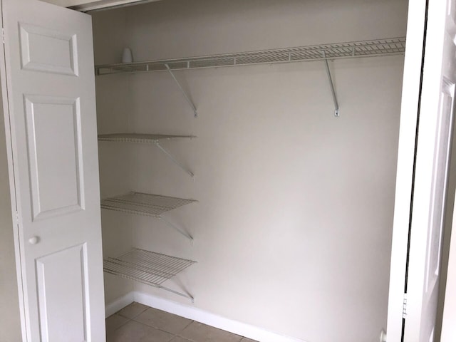 view of closet