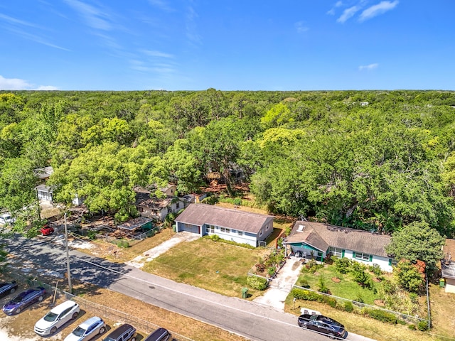 1201 Susan St, Leesburg, FL 34748 - drone / aerial view featuring a wooded view
