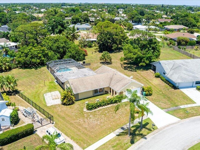 1821 SE Hanby Ave, Port Saint Lucie, FL 34952 - aerial perspective of suburban area