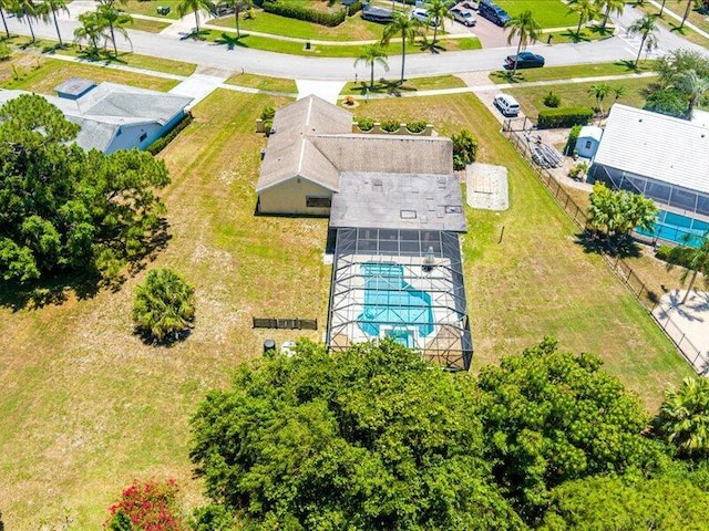 1821 SE Hanby Ave, Port Saint Lucie, FL 34952 - aerial view of a pool area