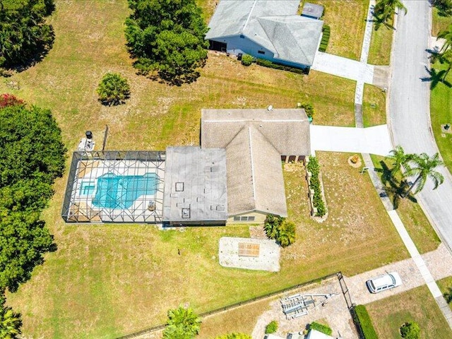 1821 SE Hanby Ave, Port Saint Lucie, FL 34952 - aerial view of a pool area