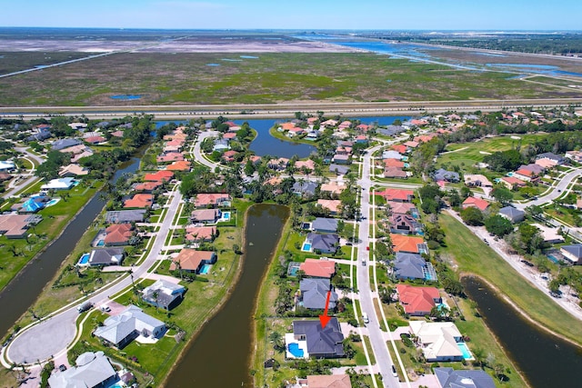 15730 Cedar Grove Ln, Wellington, FL 33414 - birds eye view of property with a residential view and a water view