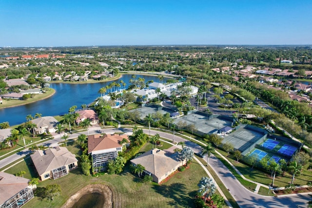 9429 Lantern Bay Cir, West Palm Beach, FL 33411 - aerial overview of property's location with a nearby body of water and nearby suburban area