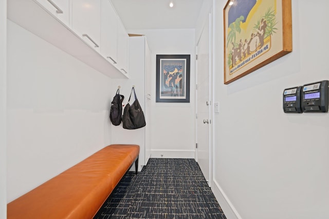 mudroom featuring baseboards