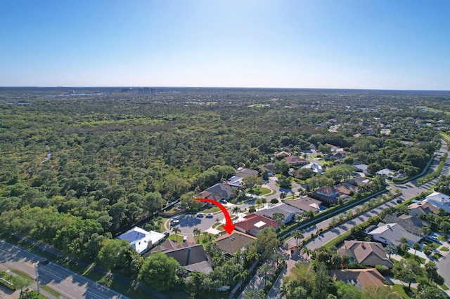 birds eye view of property featuring a residential view