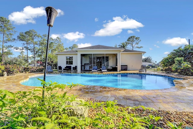 17111 40th Run N, Loxahatchee, FL 33470 - pool with a patio area