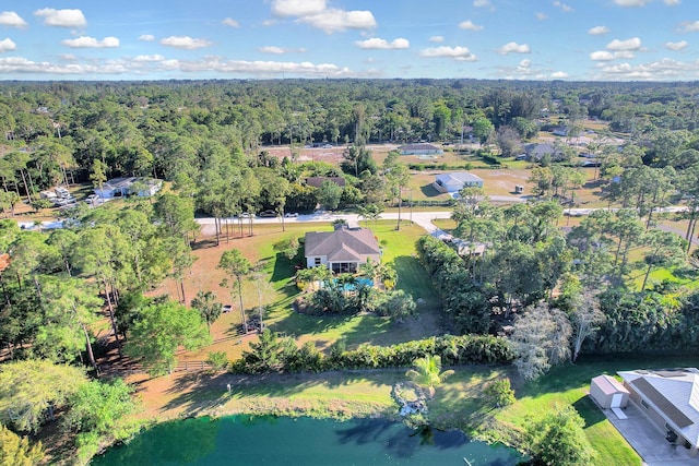 17111 40th Run N, Loxahatchee, FL 33470 - drone / aerial view with a wooded view