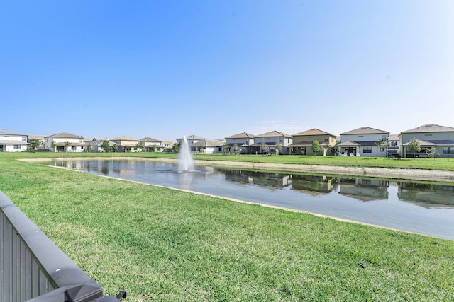 water view with a residential view