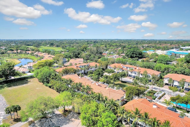123 E Prive Cir, Delray Beach, FL 33445 - aerial perspective of suburban area featuring a nearby body of water