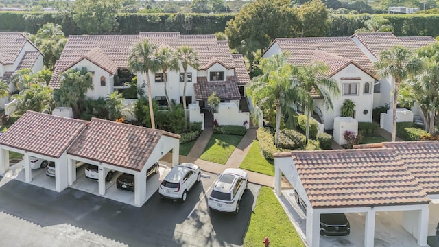 birds eye view of property featuring a residential view