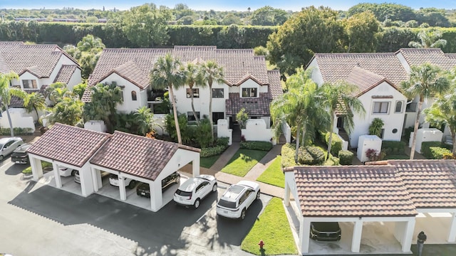 drone / aerial view featuring a residential view