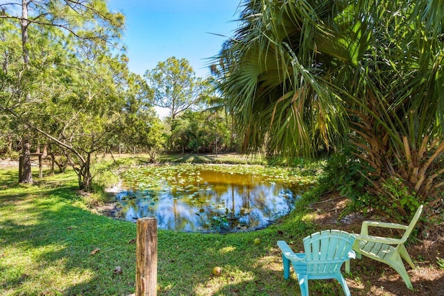 view of water feature