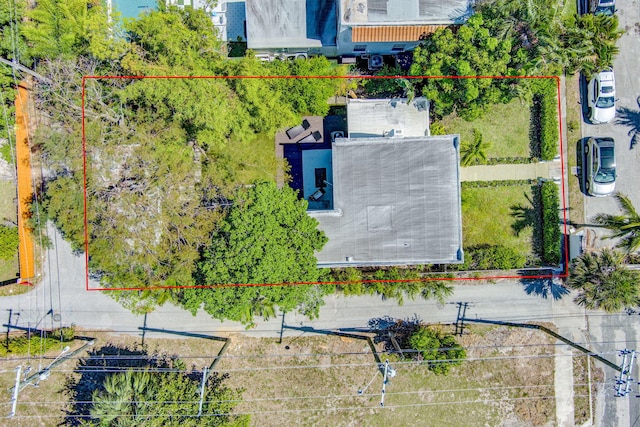 535 28th St, West Palm Beach, FL 33407 - aerial overview of property's location featuring property parcel outlined