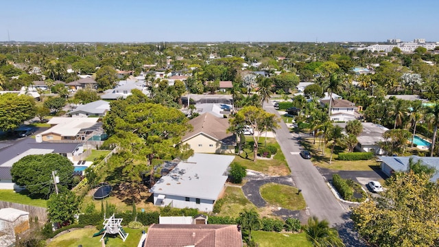 drone / aerial view featuring a residential view