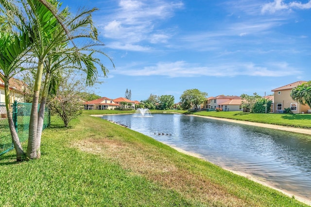 water view with a residential view