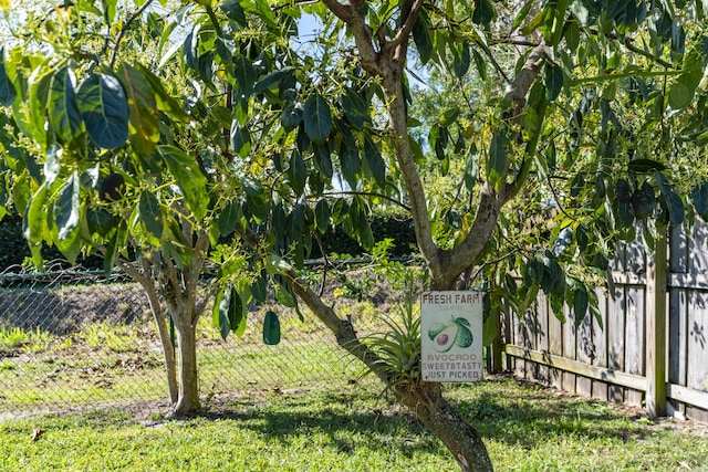 exterior space with fence