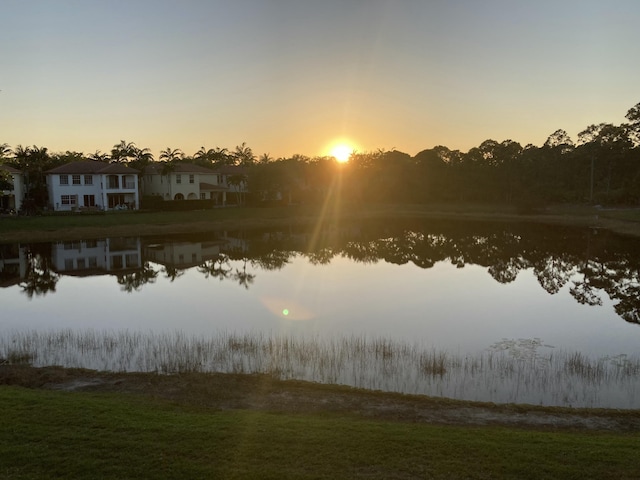 property view of water