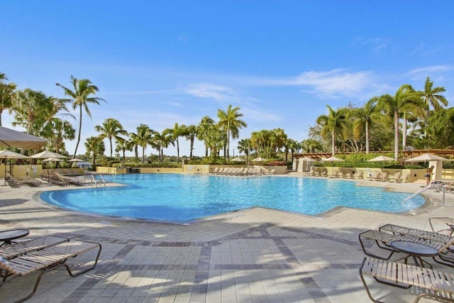 community pool featuring a patio