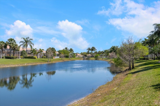 property view of water