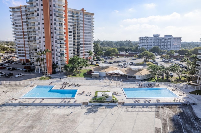 pool featuring a patio