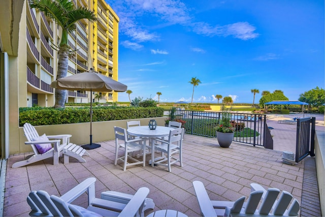 view of patio / terrace with outdoor dining space