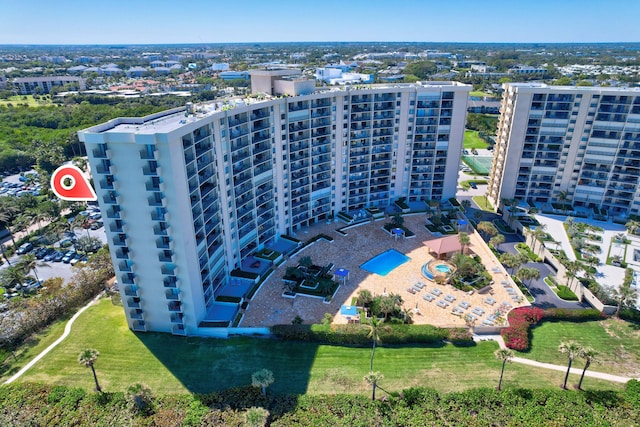 100 Ocean Trail Way Unit 1101, Jupiter, FL 33477 - view of urban area with a pool and apartment complex / building